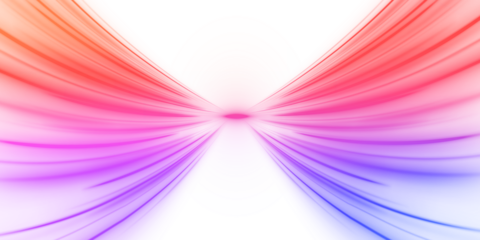 Vibrant neon streaks twist across a dark urban skyline. Lights flash with energy, creating dynamic movement and futuristic sensation. Perfect for high-speed themes. PNG