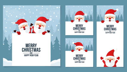 Five happy Christmas elves jumping in the air.