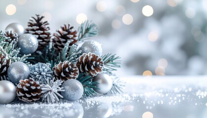 Obraz premium Christmas decoration background