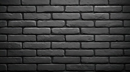 Dark black brick wall texture