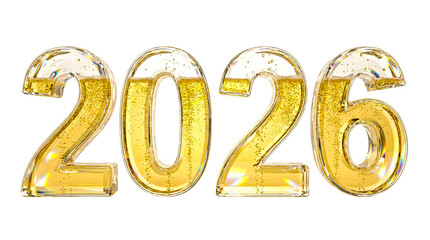 2026 Golden Crystal Celebration: New Year, Anniversary, or Future Success Concept