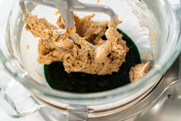 Vibrant Green Gingerbread Cookies for Festive Baking