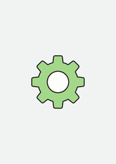 gear icon vector