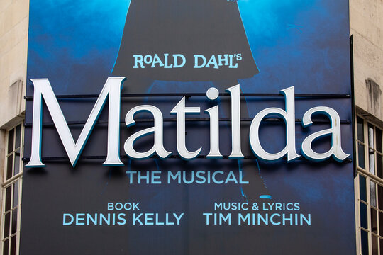 Matilda the Musical at the Cambridge Theatre in London, UK