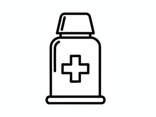 Obraz premium Medicine Bottle Icon