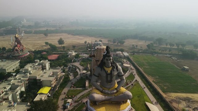 mahadev idol in Char Dham Temple Vrindavan