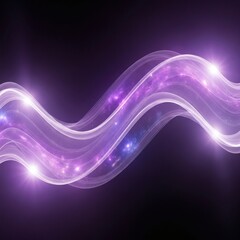 Cosmic Violet Purple–Indigo Galaxy Lightwave Nebula Mist 11