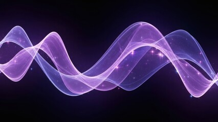 Cosmic Violet Purple–Indigo Galaxy Lightwave Nebula Mist 2