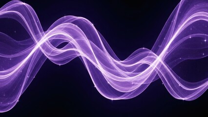 Cosmic Violet Purple–Indigo Galaxy Lightwave Nebula Mist 1