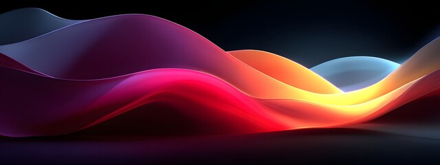 Abstract fluid gradient background with soft colors blending. 