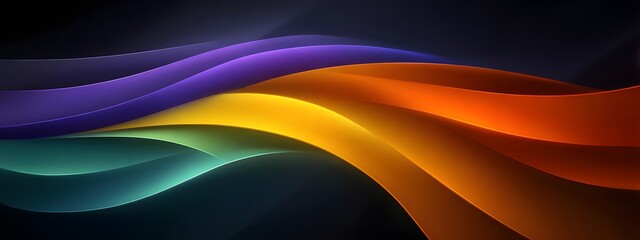 Abstract fluid gradient background with soft colors blending. 