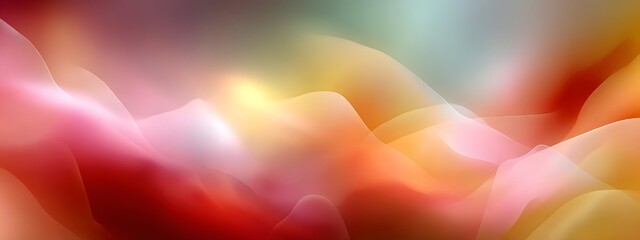 Abstract fluid gradient background with soft colors blending. 