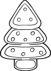 Christmas gingerbread cookies