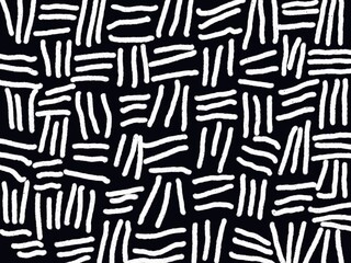 Obraz premium Black and white seamless pattern. For fabric and textile design, striking wallpaper, fashion apparel, home decor, digital paper, branding elements, and striking product packaging