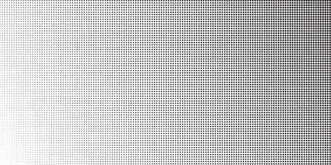 Grunge halftone gradient background. Faded grit noise texture. White and black sand wallpaper. Retro pixelated backdrop. Anime or manga style comic overlay.