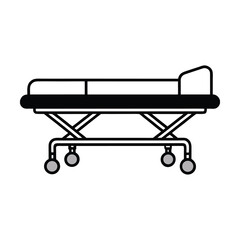 hospital gurney bed 