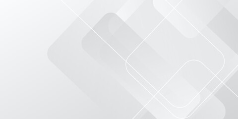 Obraz premium abstract white gradient color background with curve and swirl lines elegant