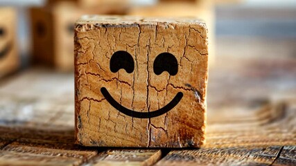 selective focus on satisfied user sharing positive service experience