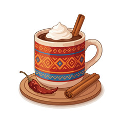 Festive Mug of Peruvian Spiced Hot Chocolate &ndash; Traditional Christmas Drink