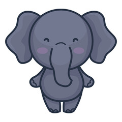 Cute elephant character
