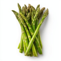 Fresh Green Asparagus Bundles Ready for Healthy Cooking and Eating