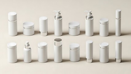 white plastic bottle