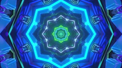 Tunnel video vj loop screensaver live wallpaper motion background seamless looping visual experience in bright colors and shapes