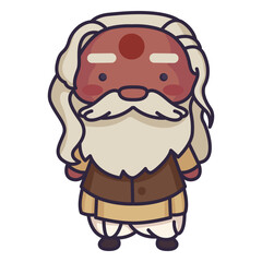 Bearded man indian cute