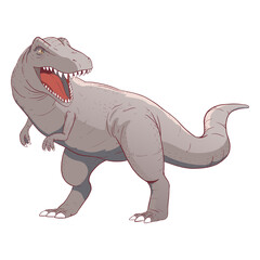 Trex dinosaur illustration