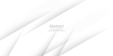 White Geometric Gradient Lines Background. Suit for banner, web, brochure, pamflet and presentation