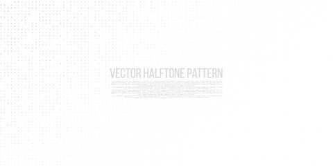 White Minimal Halftone Dot Pattern Background. Modern creative trendy design in vector illustration