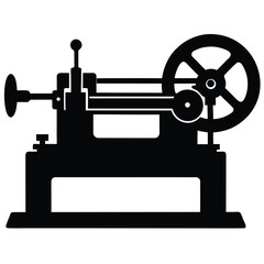 Vintage Style Lathe Machine For Woodworking Carpentry And Turning Different Materials