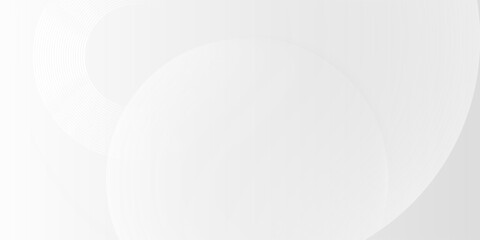 White Minimal Abstract Circle Background