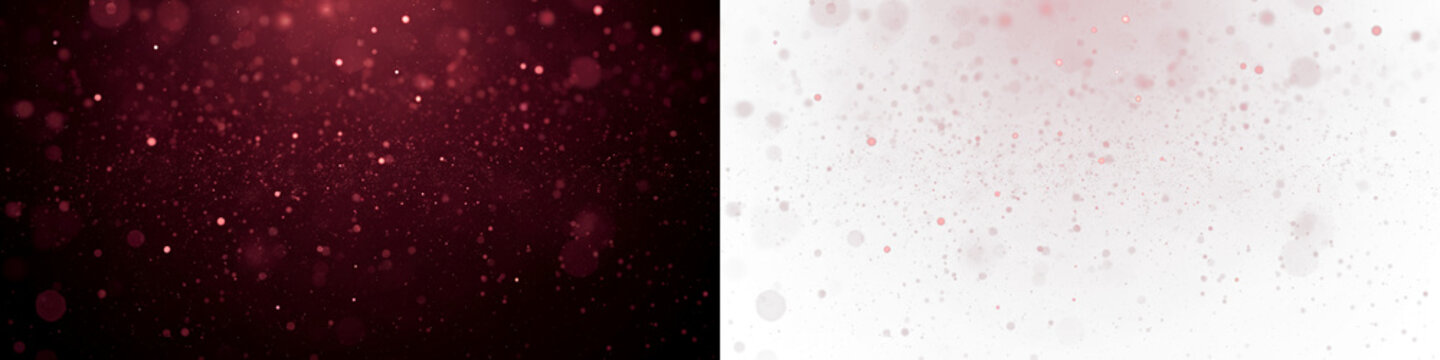 Red Bokeh, glitter dust overlay bokeh effect on a transparent PNG background, bokeh background, red particles, february 14, valentine's day