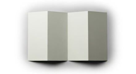 Geometric zigzag abstract shape with neutral colors on white background