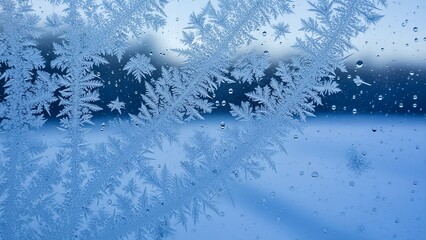 Christmas Snowflake Window Frost