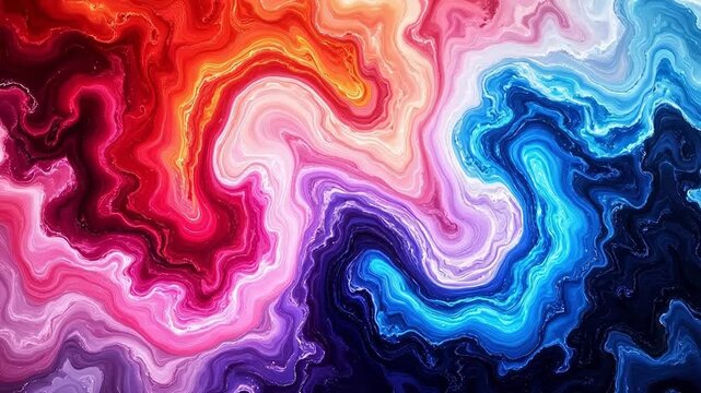 Colorful abstract swirling pattern