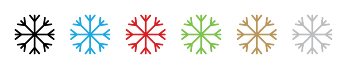 Snowflake vector Christmas icon logo snow illustration symbol graphic.