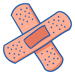 Nurse equipment adhesive plaster color