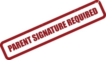 A red administered stamp on a white backdrop shows approval with worn texture