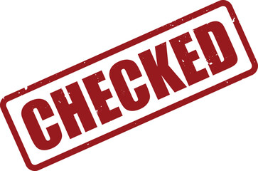 A red processed stamp is diagonally placed on a white isolated background indicating completion