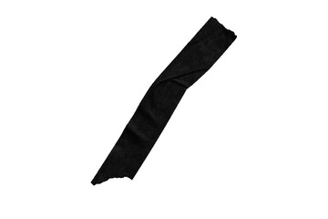 Large black masking tape png for graphic design use.