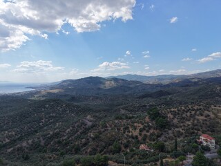Aerial view of beautiful landscape