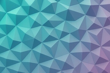 Fototapeta premium Aqua Teal Geometric Low Poly Modern Texture with Smooth Polygon Abstract Gradient Surface