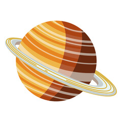 Saturn planet illustration © Vexels