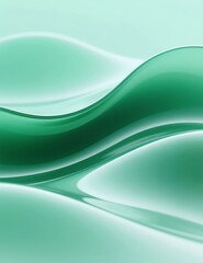 abstract green wave background