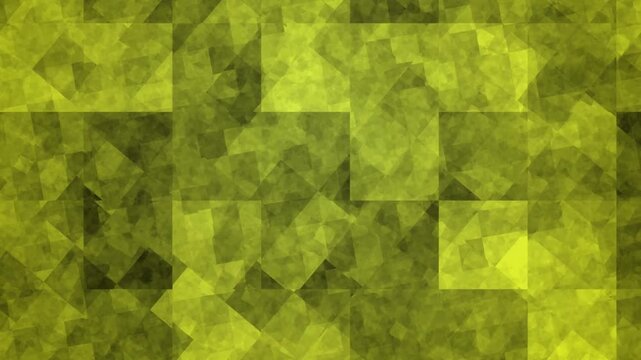 Abstract geometric pattern with yellow and black squares