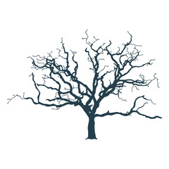 Bare tree complex stroke