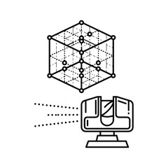 3D Laser Scanning of a Point Cloud Grid for Spatial Data Acquisition and Modeling