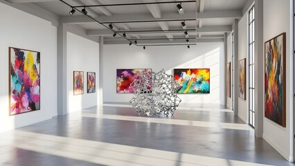 Installed on the wall the outcomes